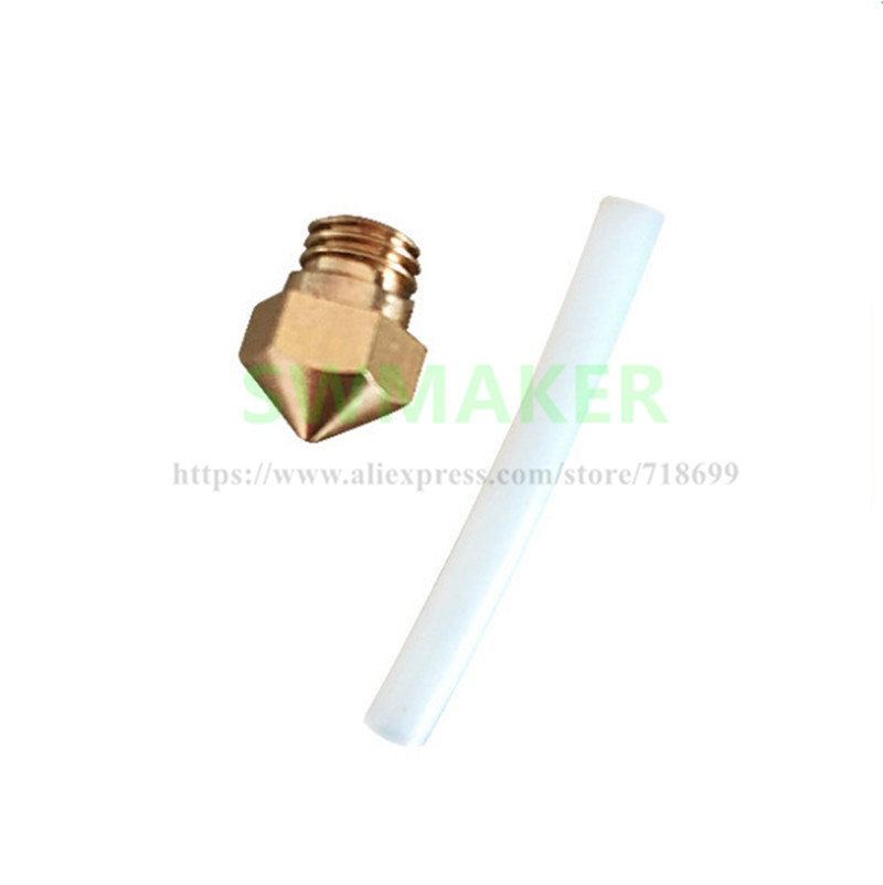 Ptfe Tape Thread - 1pcs MK10 หัวฉีดขนาด 0.4 มม.1.75 มม.พร้อมหลอด