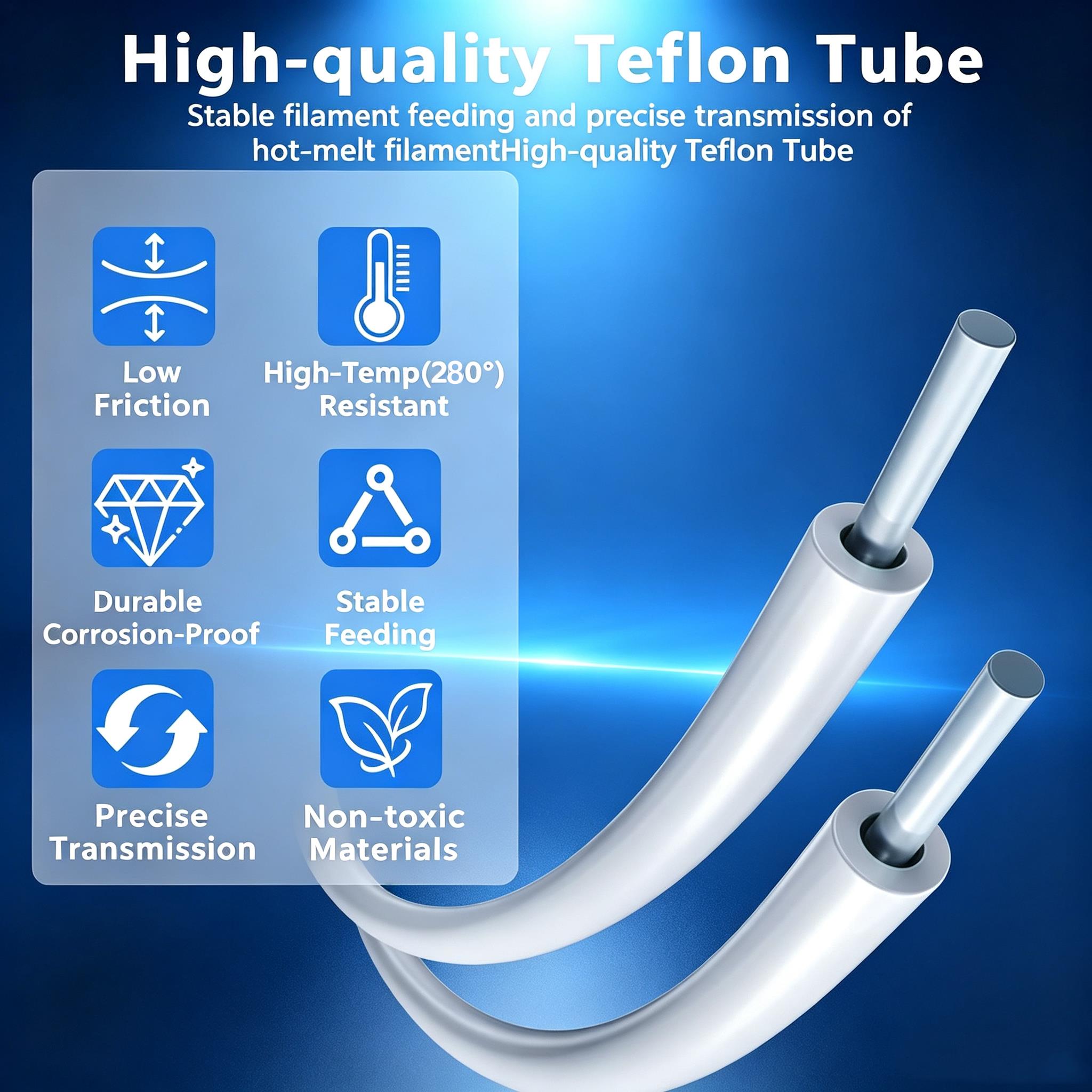 ท่อเทฟลอน PTFE ขนาด 2.5×4 มม.  - Ptfe Tape Thread บทวิจารณ์และราคา